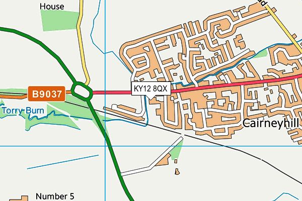 KY12 8QX map - OS VectorMap District (Ordnance Survey) KY12 8QX map - OS VectorMap District (Ordnance Survey)