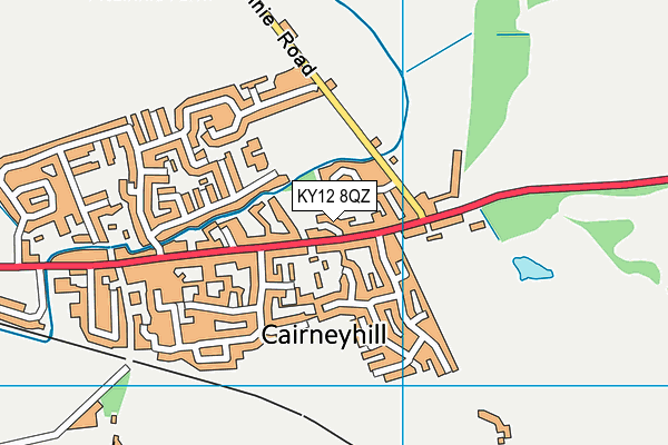 KY12 8QZ map - OS VectorMap District (Ordnance Survey) KY12 8QZ map - OS VectorMap District (Ordnance Survey)