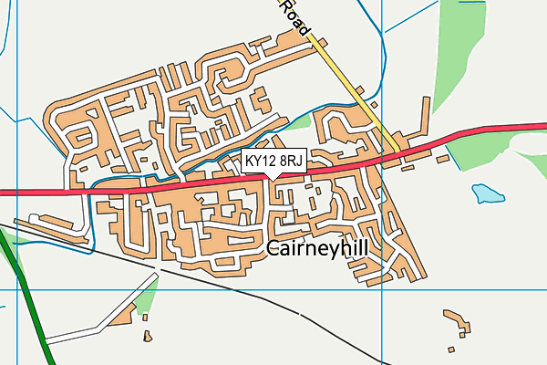 KY12 8RJ map - OS VectorMap District (Ordnance Survey) KY12 8RJ map - OS VectorMap District (Ordnance Survey)