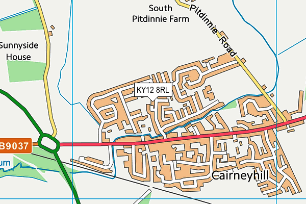 KY12 8RL map - OS VectorMap District (Ordnance Survey) KY12 8RL map - OS VectorMap District (Ordnance Survey)