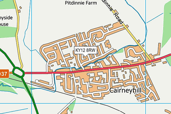 KY12 8RW map - OS VectorMap District (Ordnance Survey) KY12 8RW map - OS VectorMap District (Ordnance Survey)