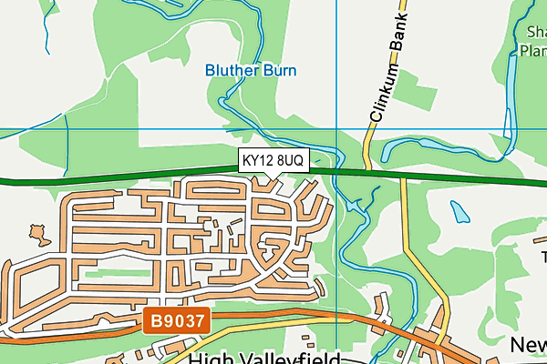 KY12 8UQ map - OS VectorMap District (Ordnance Survey) KY12 8UQ map - OS VectorMap District (Ordnance Survey)
