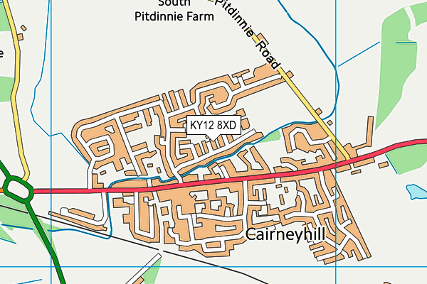 KY12 8XD map - OS VectorMap District (Ordnance Survey) KY12 8XD map - OS VectorMap District (Ordnance Survey)