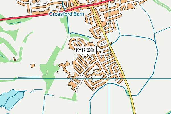 KY12 8XX map - OS VectorMap District (Ordnance Survey) KY12 8XX map - OS VectorMap District (Ordnance Survey)
