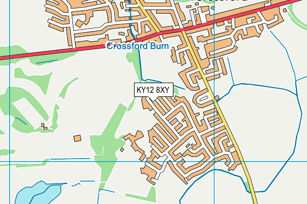 KY12 8XY map - OS VectorMap District (Ordnance Survey) KY12 8XY map - OS VectorMap District (Ordnance Survey)