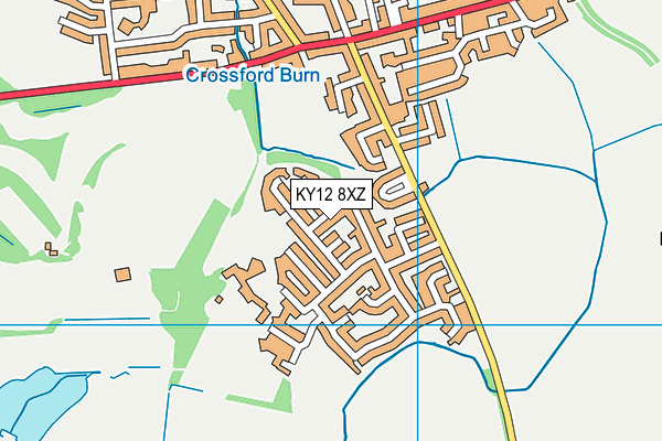 KY12 8XZ map - OS VectorMap District (Ordnance Survey) KY12 8XZ map - OS VectorMap District (Ordnance Survey)