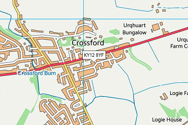KY12 8YF map - OS VectorMap District (Ordnance Survey) KY12 8YF map - OS VectorMap District (Ordnance Survey)