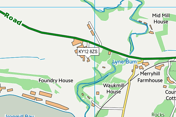 KY12 8ZS map - OS VectorMap District (Ordnance Survey) KY12 8ZS map - OS VectorMap District (Ordnance Survey)