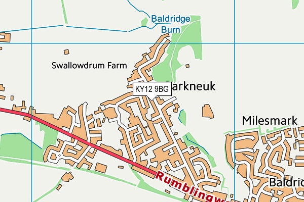 KY12 9BG map - OS VectorMap District (Ordnance Survey) KY12 9BG map - OS VectorMap District (Ordnance Survey)