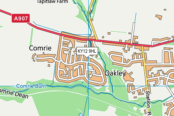 KY12 9HL map - OS VectorMap District (Ordnance Survey) KY12 9HL map - OS VectorMap District (Ordnance Survey)