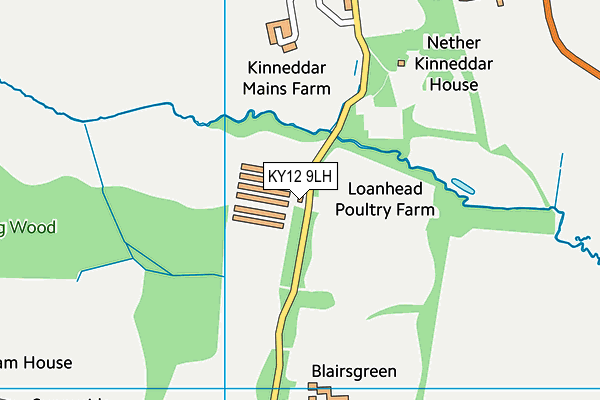 KY12 9LH map - OS VectorMap District (Ordnance Survey) KY12 9LH map - OS VectorMap District (Ordnance Survey)