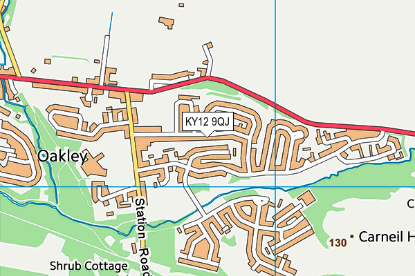 KY12 9QJ map - OS VectorMap District (Ordnance Survey) KY12 9QJ map - OS VectorMap District (Ordnance Survey)