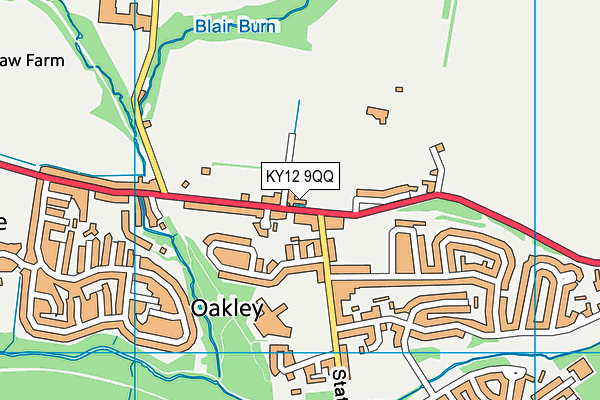 KY12 9QQ map - OS VectorMap District (Ordnance Survey) KY12 9QQ map - OS VectorMap District (Ordnance Survey)