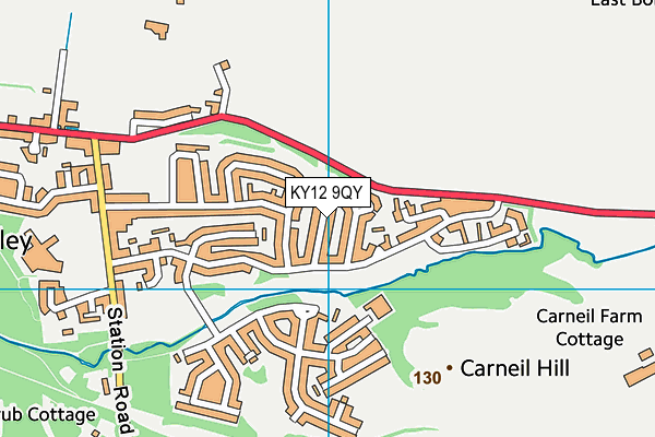 KY12 9QY map - OS VectorMap District (Ordnance Survey) KY12 9QY map - OS VectorMap District (Ordnance Survey)