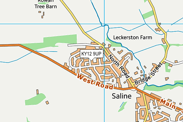 KY12 9UP map - OS VectorMap District (Ordnance Survey)