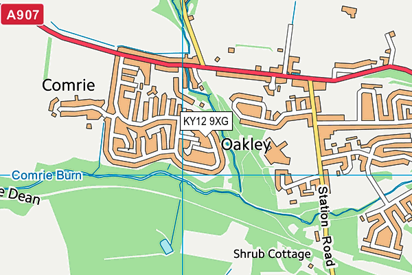 KY12 9XG map - OS VectorMap District (Ordnance Survey) KY12 9XG map - OS VectorMap District (Ordnance Survey)