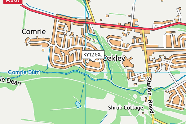 KY12 9XJ map - OS VectorMap District (Ordnance Survey) KY12 9XJ map - OS VectorMap District (Ordnance Survey)
