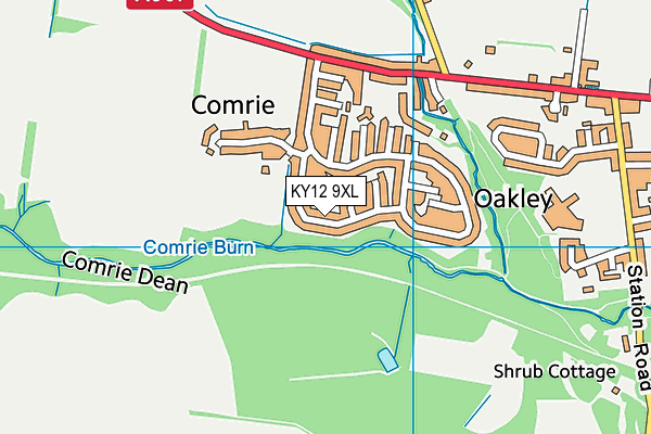 KY12 9XL map - OS VectorMap District (Ordnance Survey) KY12 9XL map - OS VectorMap District (Ordnance Survey)
