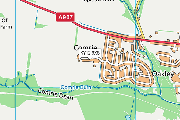 KY12 9XS map - OS VectorMap District (Ordnance Survey) KY12 9XS map - OS VectorMap District (Ordnance Survey)