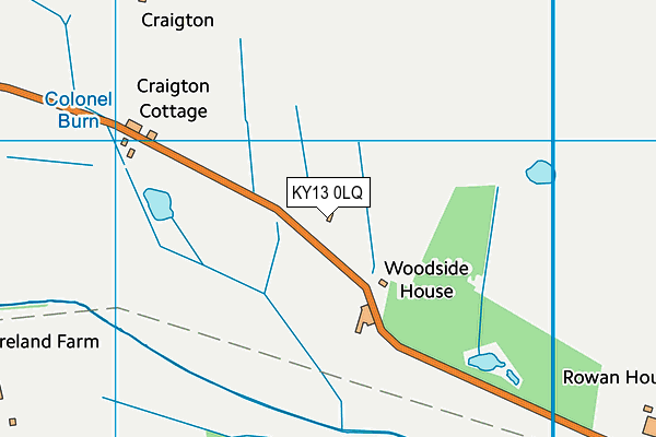 KY13 0LQ map - OS VectorMap District (Ordnance Survey) KY13 0LQ map - OS VectorMap District (Ordnance Survey)