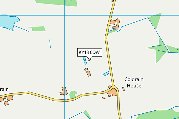 KY13 0QW map - OS VectorMap District (Ordnance Survey) KY13 0QW map - OS VectorMap District (Ordnance Survey)