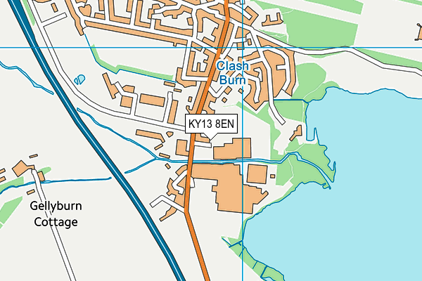 KY13 8EN map - OS VectorMap District (Ordnance Survey) KY13 8EN map - OS VectorMap District (Ordnance Survey)