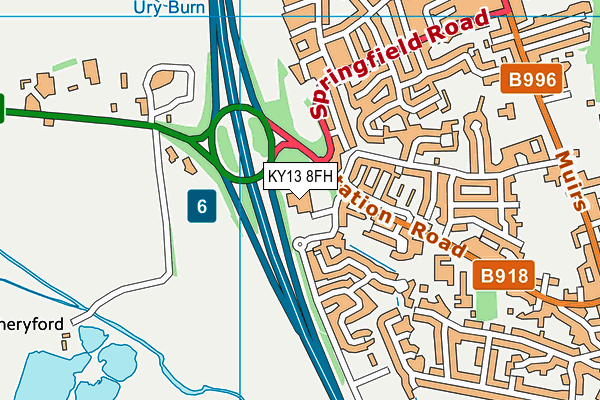 KY13 8FH map - OS VectorMap District (Ordnance Survey) KY13 8FH map - OS VectorMap District (Ordnance Survey)