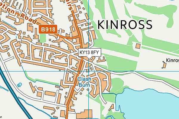 KY13 8FY map - OS VectorMap District (Ordnance Survey)