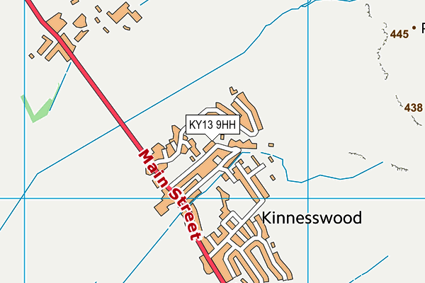 KY13 9HH map - OS VectorMap District (Ordnance Survey) KY13 9HH map - OS VectorMap District (Ordnance Survey)