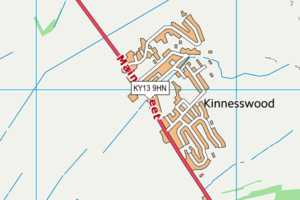 KY13 9HN map - OS VectorMap District (Ordnance Survey) KY13 9HN map - OS VectorMap District (Ordnance Survey)