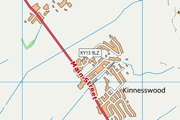 KY13 9LZ map - OS VectorMap District (Ordnance Survey) KY13 9LZ map - OS VectorMap District (Ordnance Survey)
