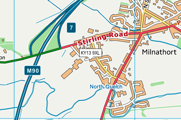 KY13 9XL map - OS VectorMap District (Ordnance Survey) KY13 9XL map - OS VectorMap District (Ordnance Survey)