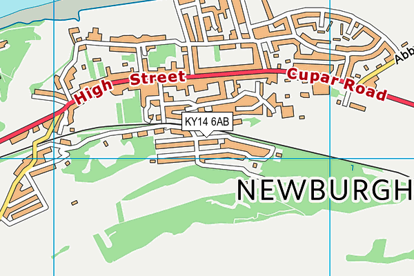 KY14 6AB map - OS VectorMap District (Ordnance Survey) KY14 6AB map - OS VectorMap District (Ordnance Survey)