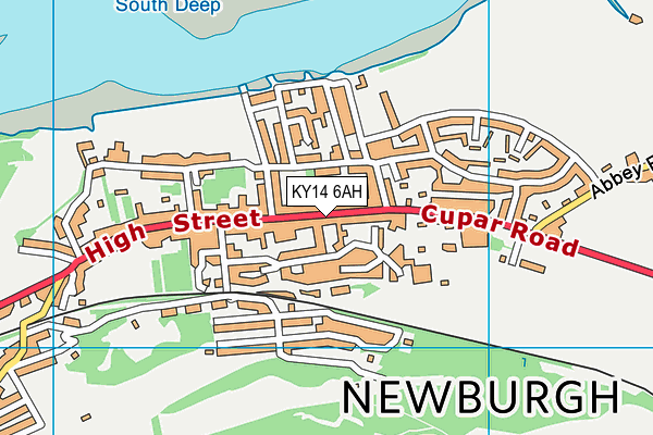 KY14 6AH map - OS VectorMap District (Ordnance Survey) KY14 6AH map - OS VectorMap District (Ordnance Survey)