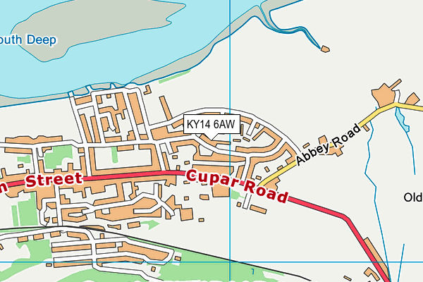 KY14 6AW map - OS VectorMap District (Ordnance Survey) KY14 6AW map - OS VectorMap District (Ordnance Survey)