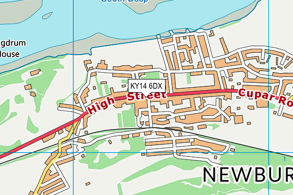 KY14 6DX map - OS VectorMap District (Ordnance Survey) KY14 6DX map - OS VectorMap District (Ordnance Survey)