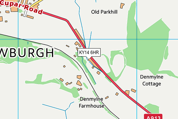 KY14 6HR map - OS VectorMap District (Ordnance Survey) KY14 6HR map - OS VectorMap District (Ordnance Survey)