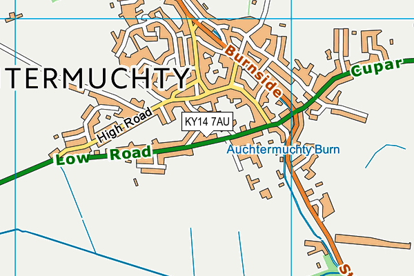 KY14 7AU map - OS VectorMap District (Ordnance Survey) KY14 7AU map - OS VectorMap District (Ordnance Survey)