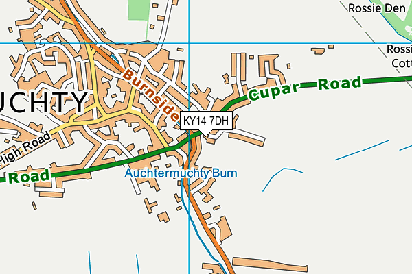 KY14 7DH map - OS VectorMap District (Ordnance Survey) KY14 7DH map - OS VectorMap District (Ordnance Survey)