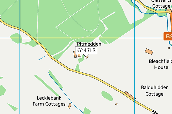 KY14 7HR map - OS VectorMap District (Ordnance Survey) KY14 7HR map - OS VectorMap District (Ordnance Survey)