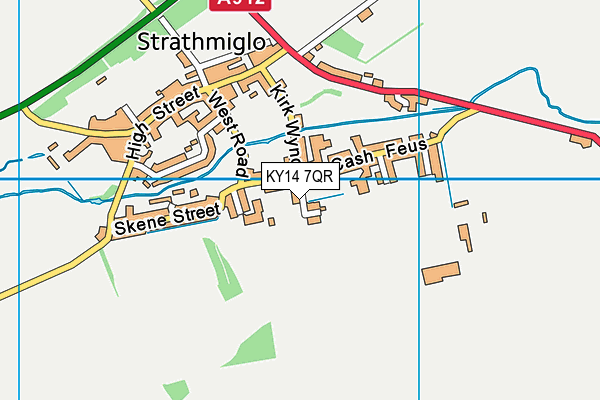 KY14 7QR map - OS VectorMap District (Ordnance Survey) KY14 7QR map - OS VectorMap District (Ordnance Survey)