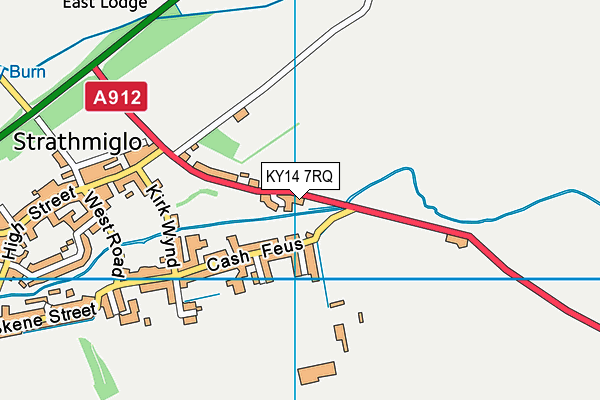 KY14 7RQ map - OS VectorMap District (Ordnance Survey) KY14 7RQ map - OS VectorMap District (Ordnance Survey)