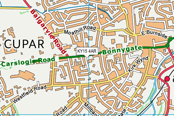 KY15 4AR map - OS VectorMap District (Ordnance Survey) KY15 4AR map - OS VectorMap District (Ordnance Survey)