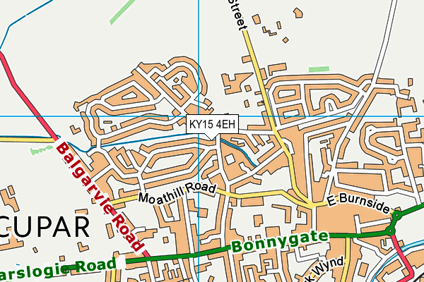 KY15 4EH map - OS VectorMap District (Ordnance Survey) KY15 4EH map - OS VectorMap District (Ordnance Survey)