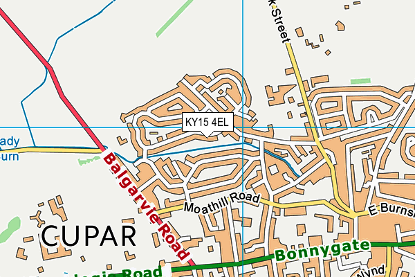 KY15 4EL map - OS VectorMap District (Ordnance Survey) KY15 4EL map - OS VectorMap District (Ordnance Survey)