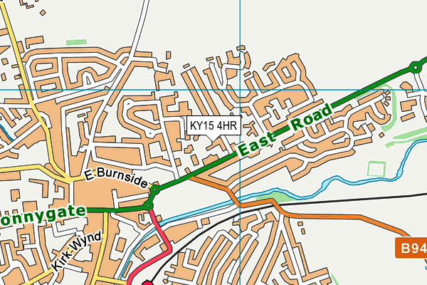 KY15 4HR map - OS VectorMap District (Ordnance Survey) KY15 4HR map - OS VectorMap District (Ordnance Survey)