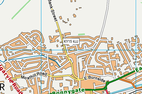 KY15 4JJ map - OS VectorMap District (Ordnance Survey) KY15 4JJ map - OS VectorMap District (Ordnance Survey)