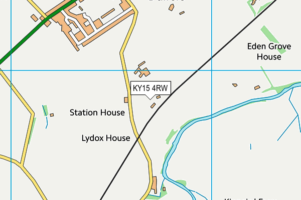 KY15 4RW map - OS VectorMap District (Ordnance Survey) KY15 4RW map - OS VectorMap District (Ordnance Survey)