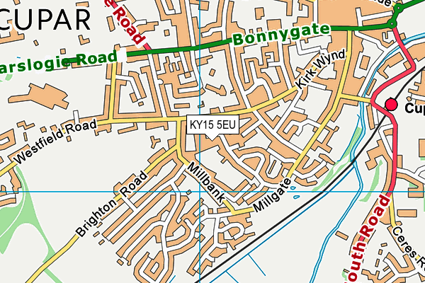 KY15 5EU map - OS VectorMap District (Ordnance Survey)
