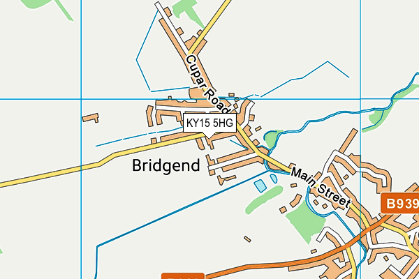 KY15 5HG map - OS VectorMap District (Ordnance Survey)